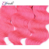 Elfriede T1BPink Body Wave Ombre Colored Hair Bundles