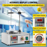VEVOR 1L Heating Magnetic Stirrer Hot Plate W/