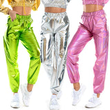 Women Nightclub Pole Dance Trousers Hip Hop Slacks