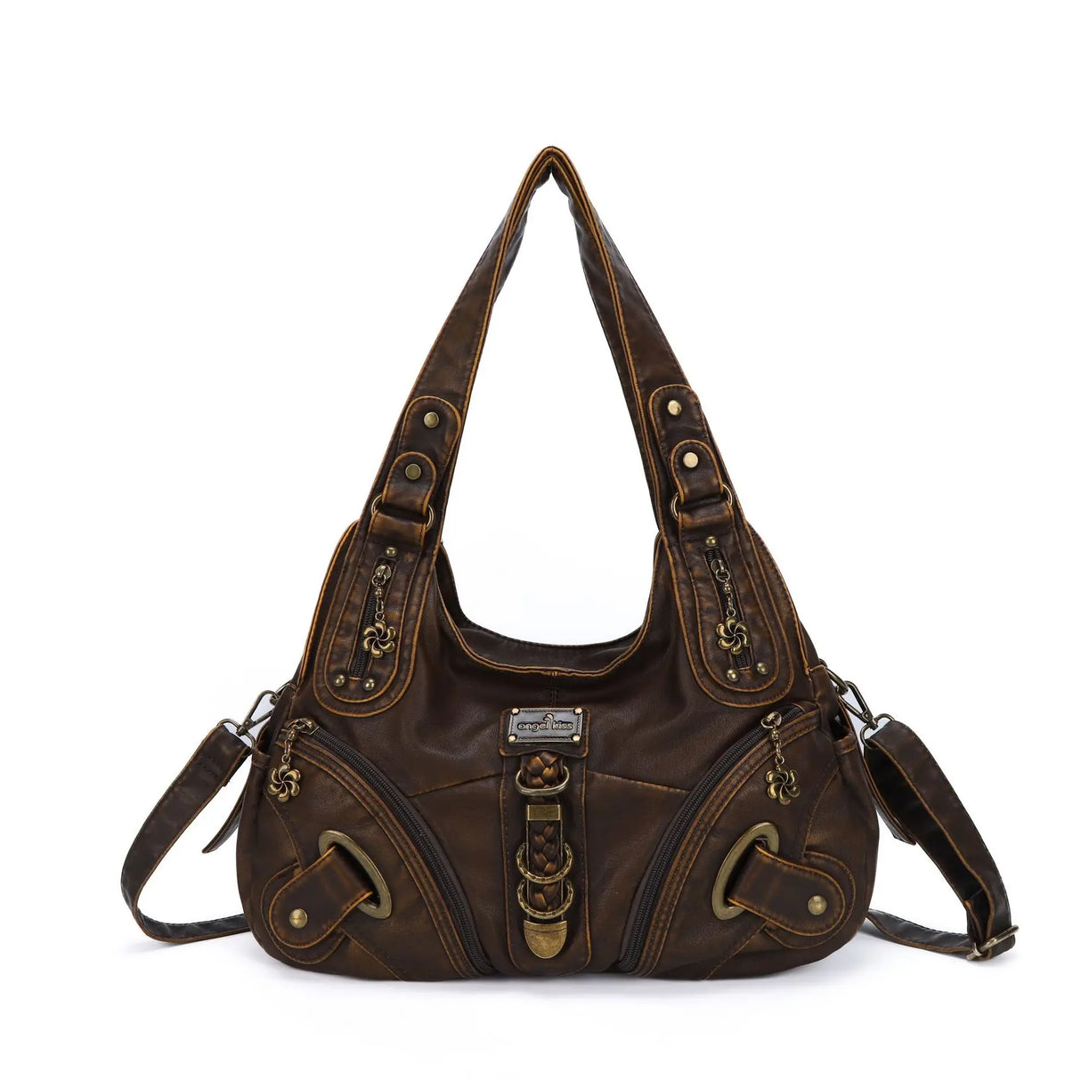Angelkiss Women Handbags Leopard Bag Top-handle Handbag Fashion