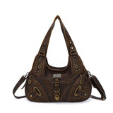 Angelkiss Women Handbags Leopard Bag Top-handle Handbag Fashion