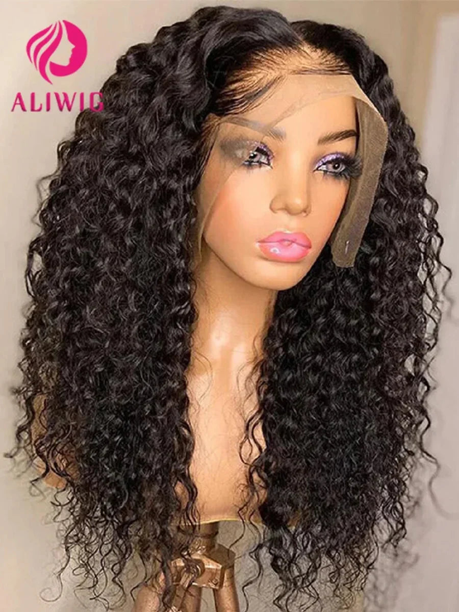 13x4 Hd Kinky Curly Lace Frontal Human Hair