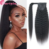 Clip in Ponytail Hair Extension Water Wave Human