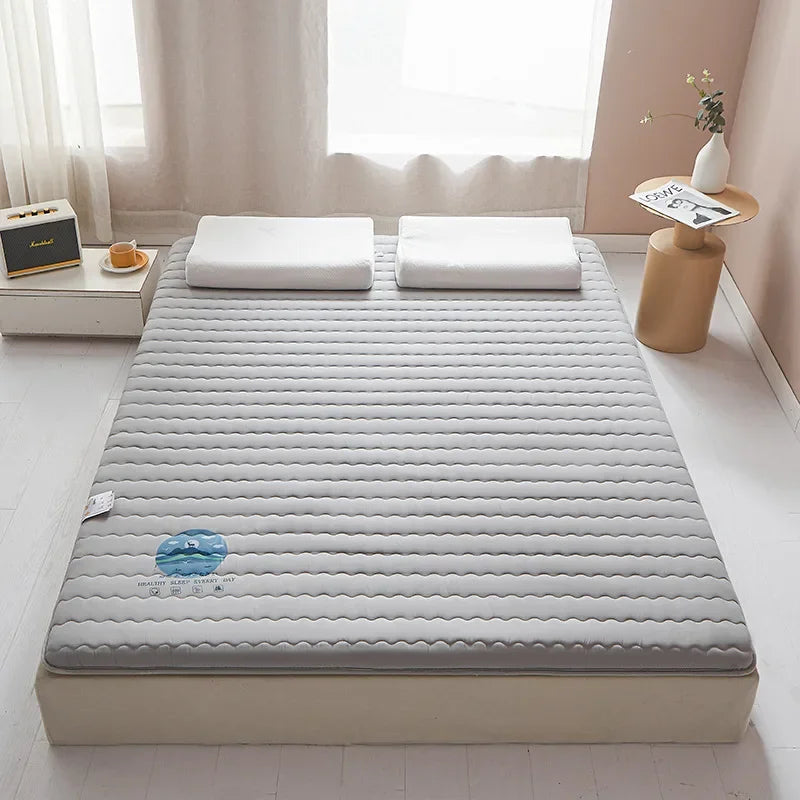 Thick Bed Mattress Toppers Memory Foam Magic Fabric