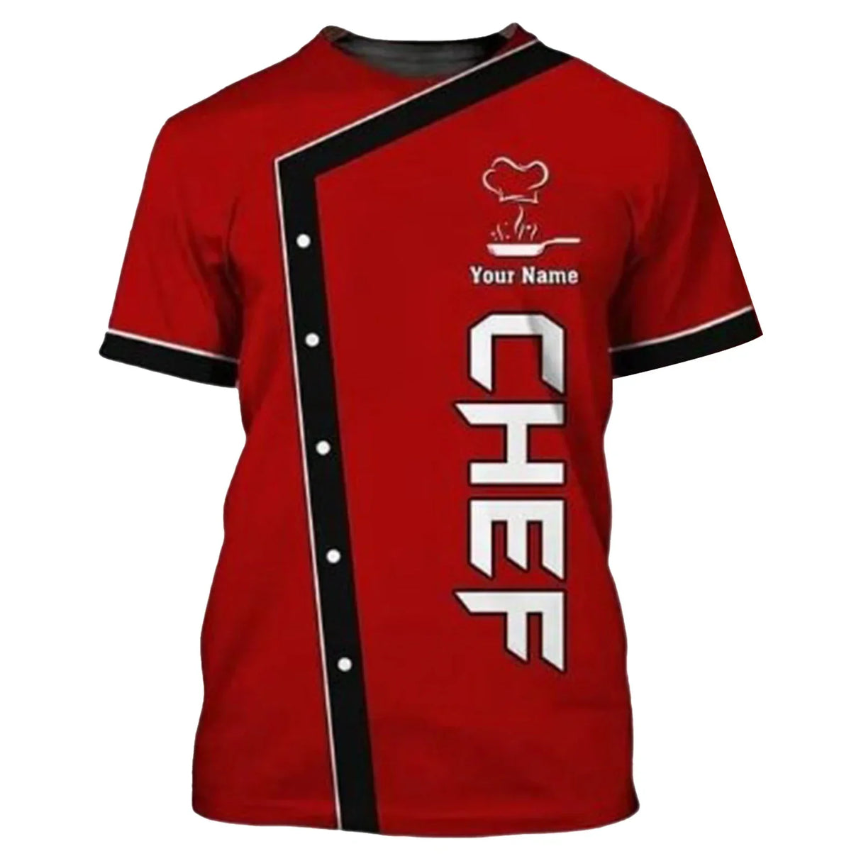 Unisex Restaurant Kitchen Chef Uniform Shirt Women Men