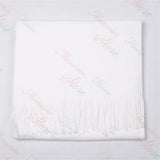 Personalised Embroidered Scarf with Initials or Name Wedding