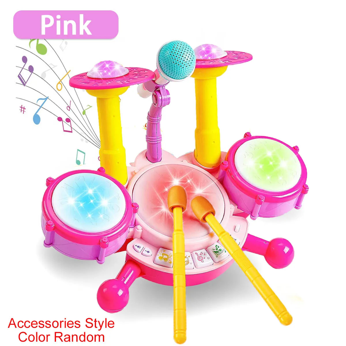 Kids Drum Set Toddlers Musical Baby Educational Instruments