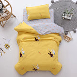 Children's Cotton Three-piece Set Kindergarten Nap Cartoon Bed