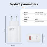 120W USB GaN Charger Quick Charge 3.0 Fast