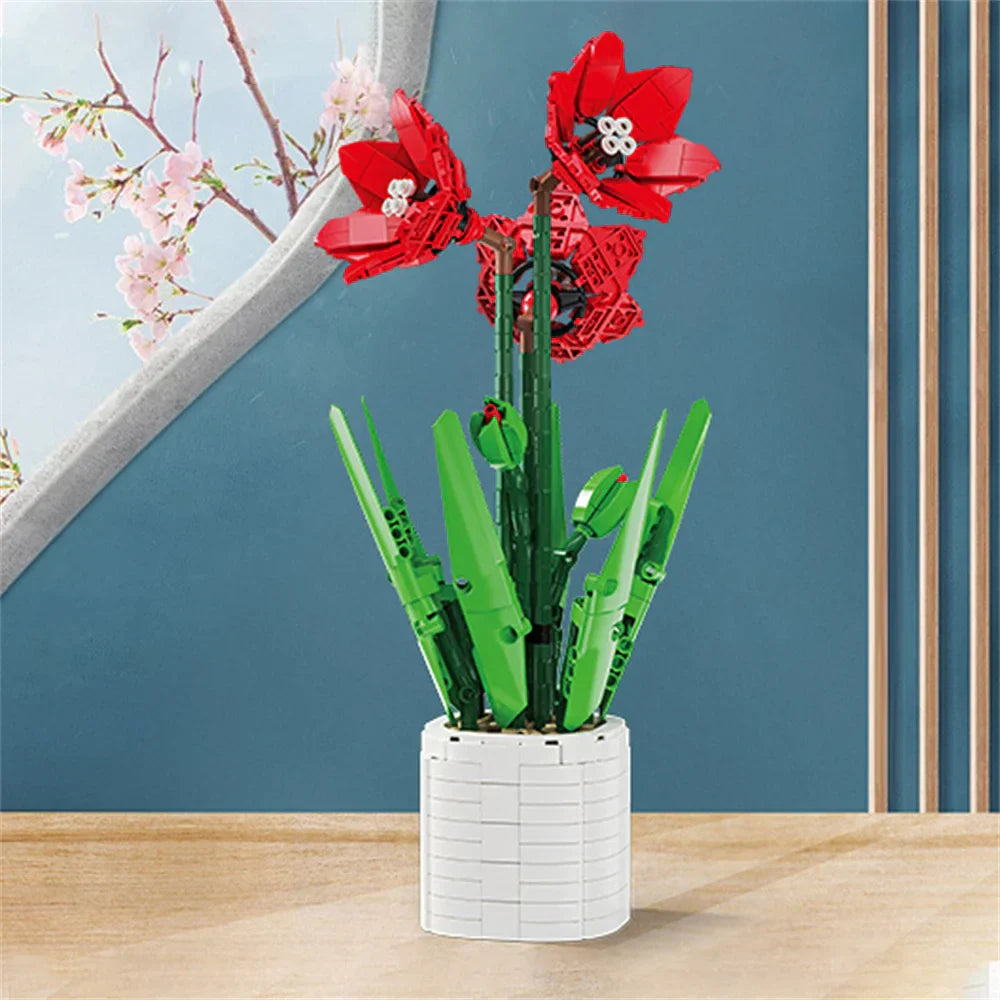City Creativity Bouquet Flower Cymbidium Faberi Bonsai Potted