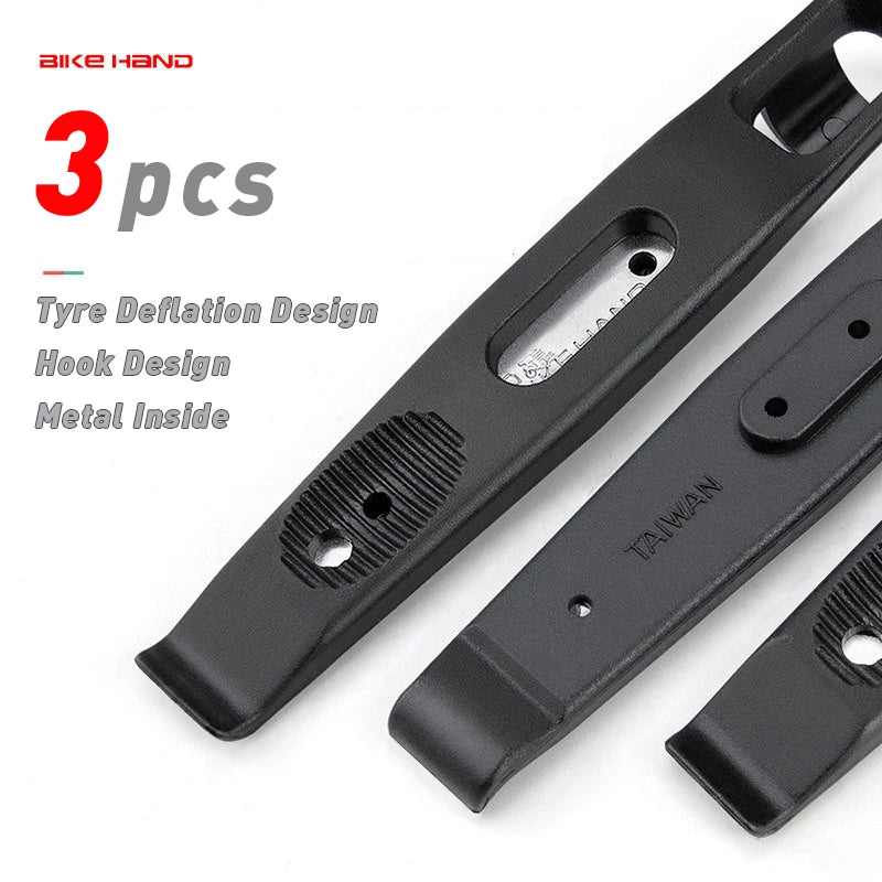 BIKE HAND 3 PCS Tire Lever Steel Core