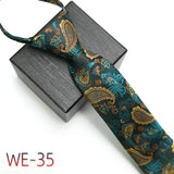 New Suit Business Zipper Tie for Man 48*7cm