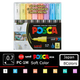 Japan Posca Marker Pen Set Non-Toxic Utilies Escolares