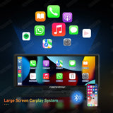 10.26" Dash Cam Rearview Camera Wifi Carplay &