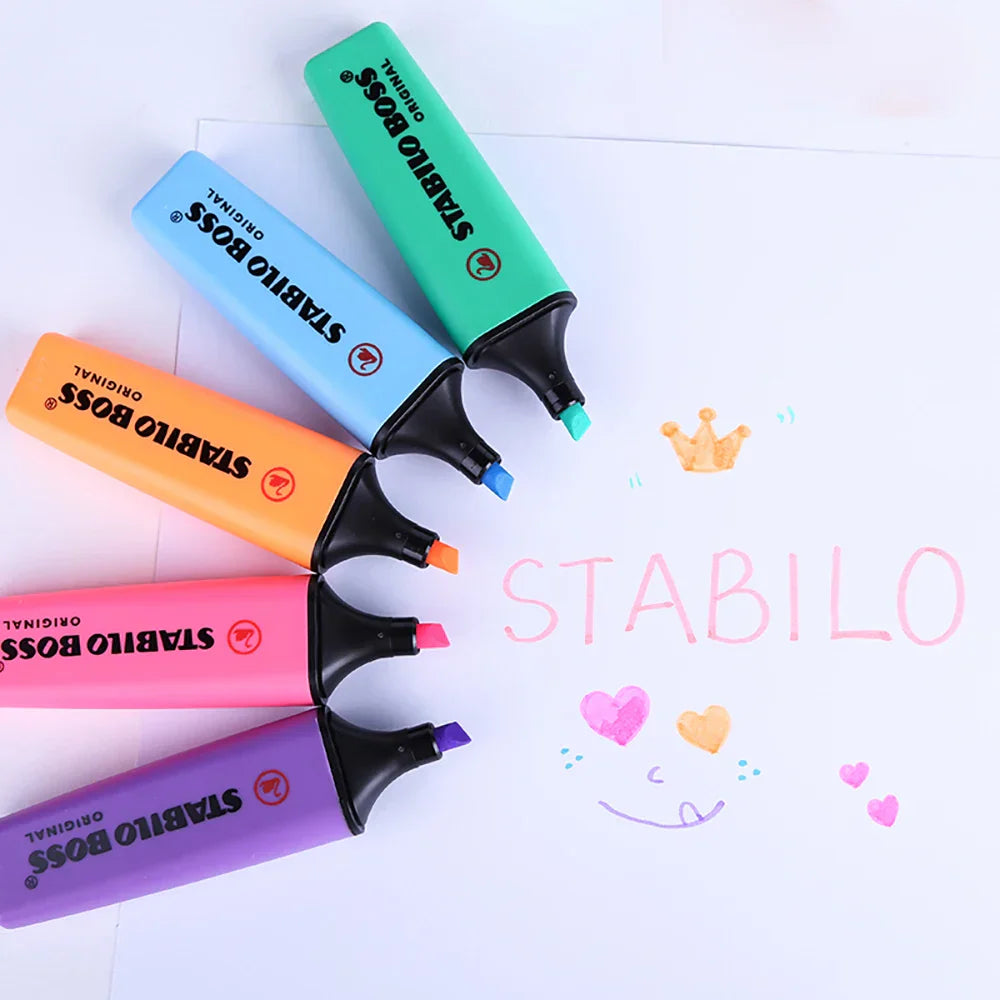6/9/15 Colors STABILO Highlighters Drawing Pen Marker Pen