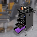 Salon Trolley with Handle and Rolling Wheels 5