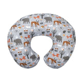 Soft Breathable Ushaped Nursing Pillow Cover Cartoon Print