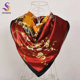 BYSIFA| Fall Winter Elegant Floral Design Scarves Shawls