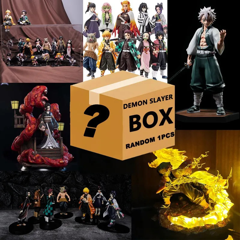 Demon Slayer Figure Model Blind Box PVC Material