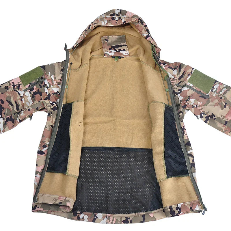 Military Uniform Fleece Russian Camo Tactical assult combat