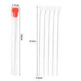 5pcs7pcs Stainless Steel Beaded Needle For Beads Threading