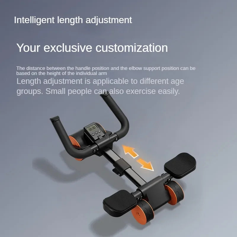 4 Elbows AB Roller Abdominal Wheel Silent Multifunctional