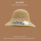 Spring Summer Korean Sweet Big Brim Straw Sun