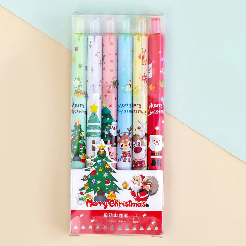 6PCS Cute Game Genshin Impact 0.5mm Gel Pens