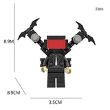 Skibidi Toilet Mini Building Block Anime Action Figure