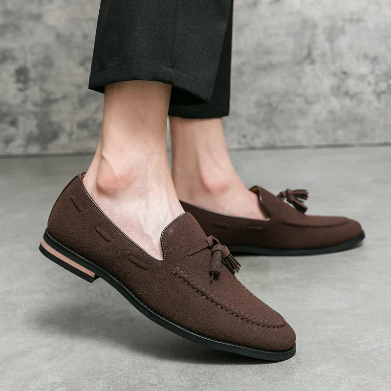 Brand Big Size Cow Suede Leather Men Flats 2023 New Men Casual Shoes High Quality Men Loafers Moccasin Driving Shoes