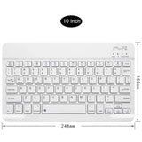 Universal Wireless Bluetooth Keyboard with Leather Case Stand