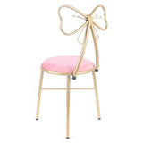 Luxury Minimalist Makeup Vanity Stool Butterfly Backrest Chair