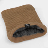 Solid Winter Plush Muffler Woolen Knitting for Women