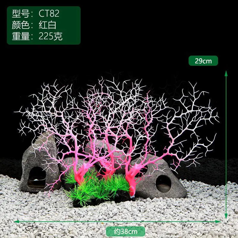 New Simulation Coral Aquarium Landscape Decorations Willow Iron