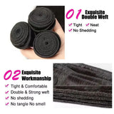Body Wave Bundles with Frontal Brazilian Hair 34