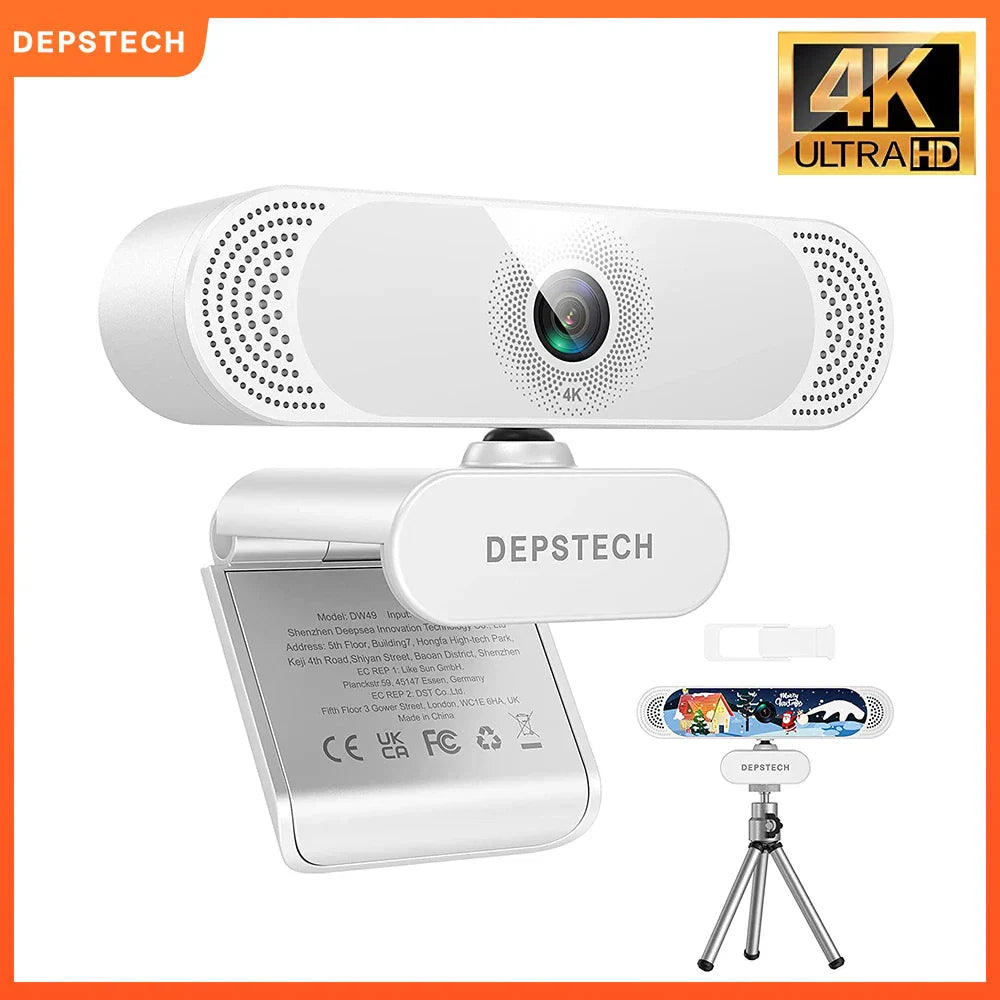 DEPSTECH DW49 4K Webcam for PC Web Cam