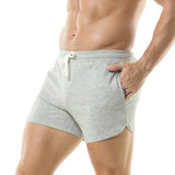 Summer Men Cotton Casual Shorts Quick Dry Gym