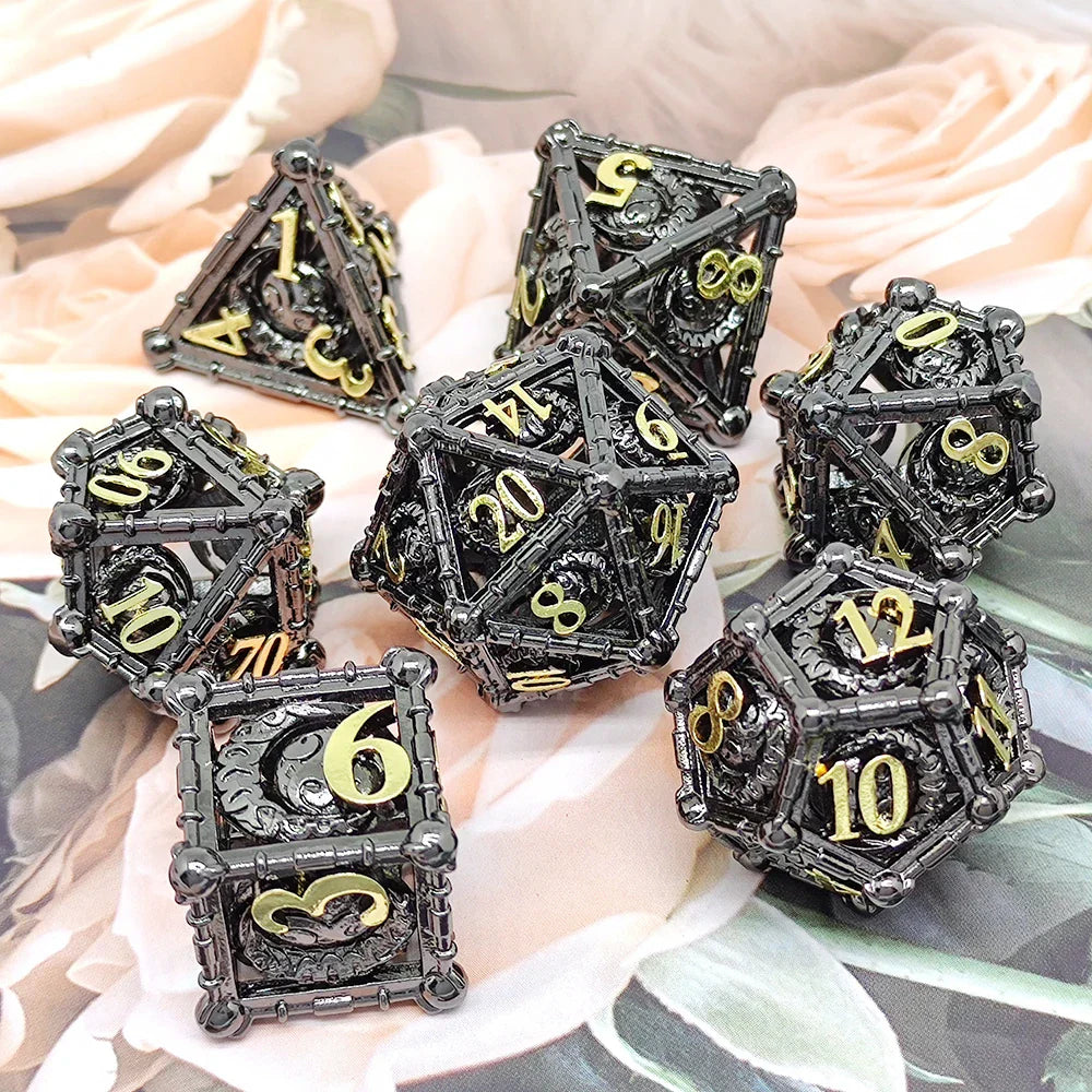 Special Offer Resin Metal Dice Set Sample With