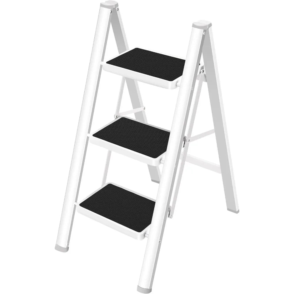 3 Step Ladder Folding Step Stool, 330 Lbs