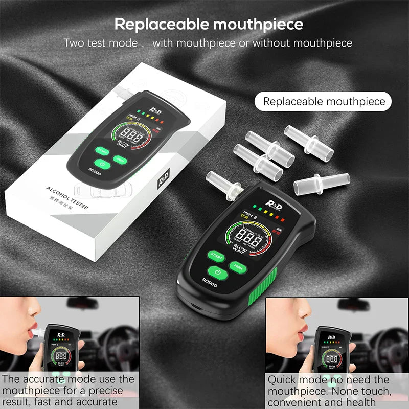 R&D RD900 New Digital Breath Alcohol Tester Mini