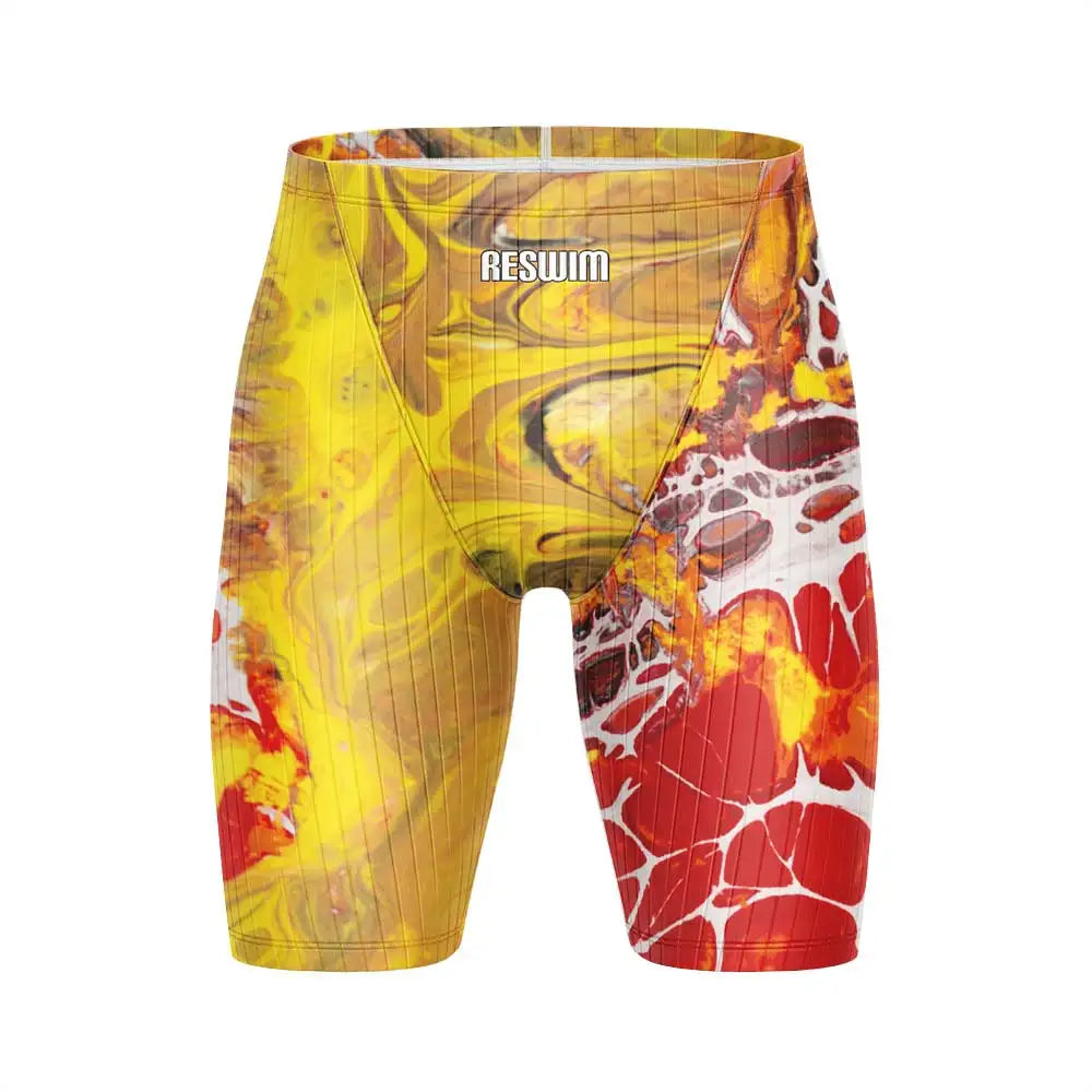 New Summer Men's Beach Tights Shorts Swimming Trunks