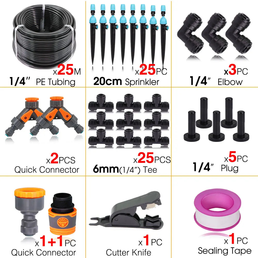 Smart Wifi/Bluetooth Compatible Timer Watering Systems for Garden