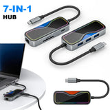 USB C HUB 20W Wireless Charging 1000M RJ45