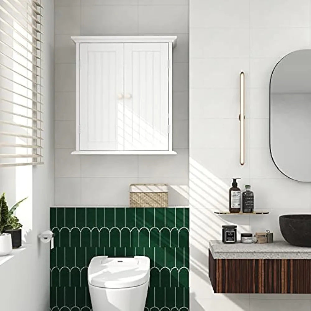 Bathroom Wall Cabinet,Over The Toilet Space Saver Storage