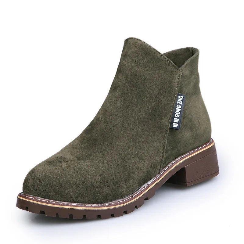 Shoes Women 2022 Fashion Thick Sole Ankle Boots
