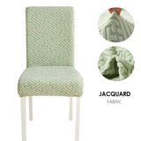 Jacquard Fabric Chair Cover Universal Size Chair Covers