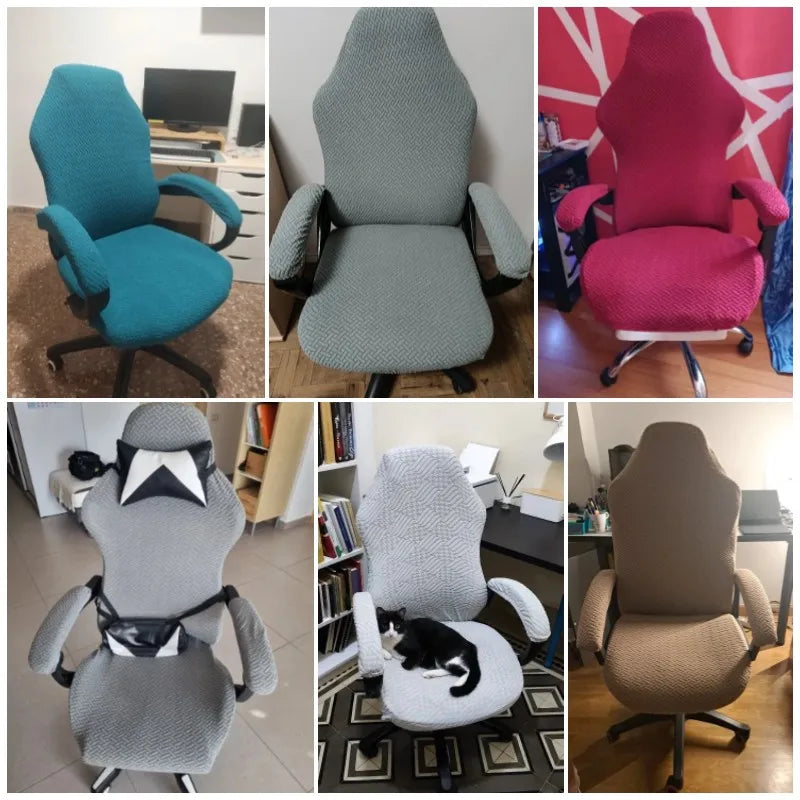 1 Set Spandex Office Chair Cover Elastic Gaming