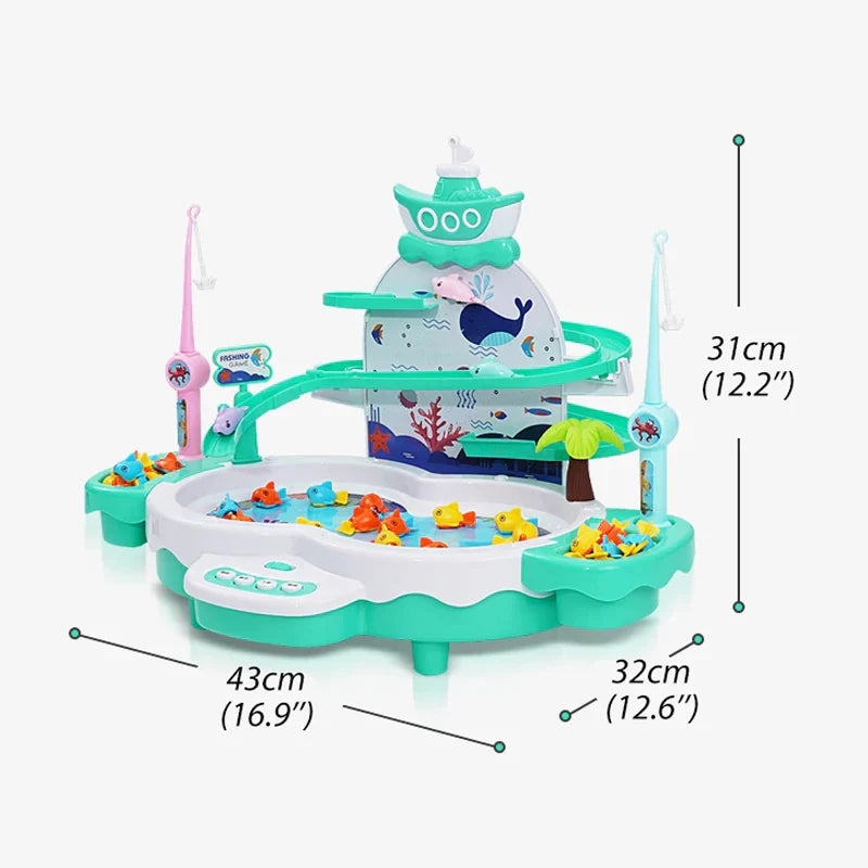 Infant Shining Kids Electric Fishing Toy Pool Baby