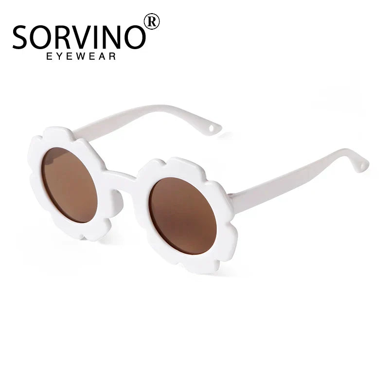 SORVINO Vintage Kids Sunglasses Child Sun Glasses Round