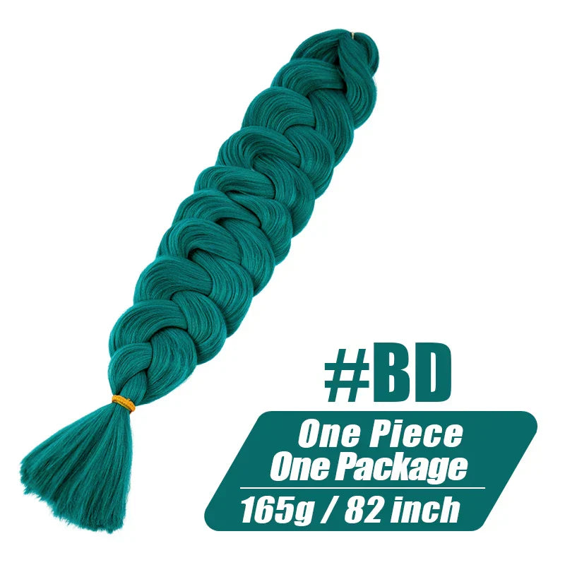 Wigundle 82 Inch Jumbo Braids Crochet Hair Extensions